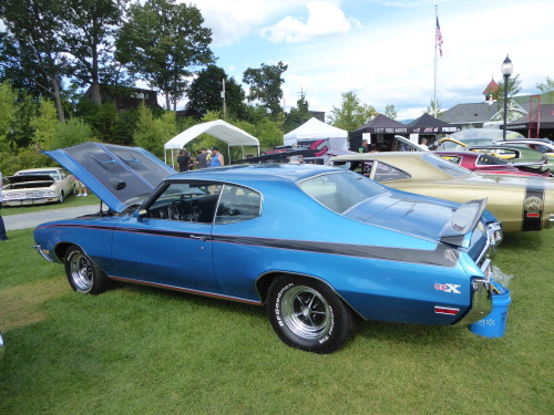 Buick GSX, an uncharacteristically noisy car from a usually understated brand.