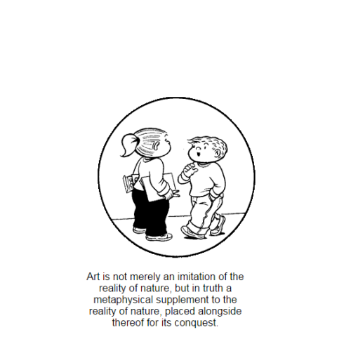 archatlas:Nietzsche Family CircusRandomized pairings of Family Circus cartoons and Friedrich Nietzsche quotes.