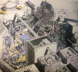 Projet pour Les Halles, Jean Pattou, 1979