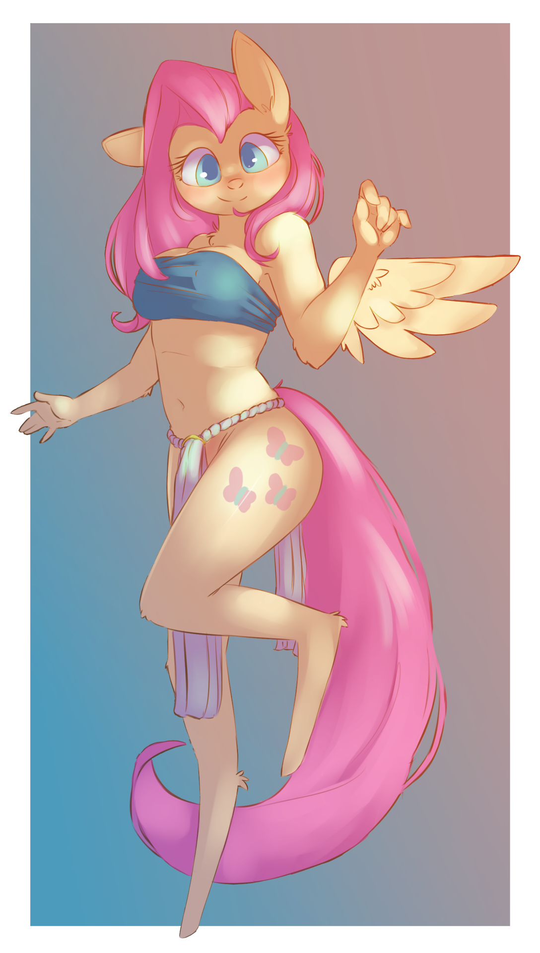 elijah-draws: flutterbuttI started to draw this in Medibang, but I don’t like the