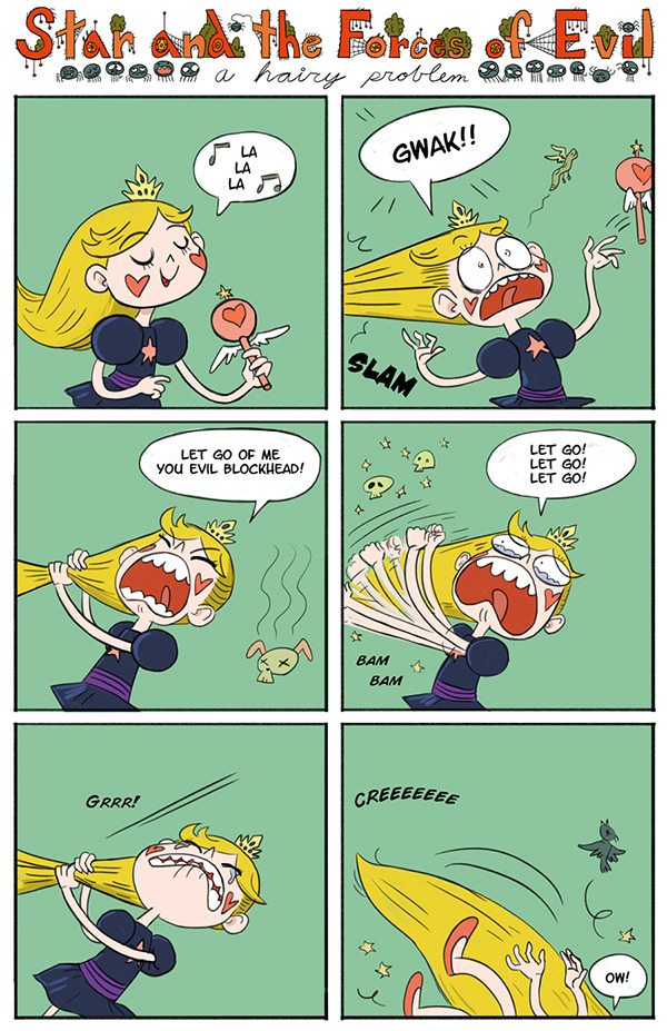 daronnefcy:  Two more early Star comics from 2010, when Star was a delusional grade