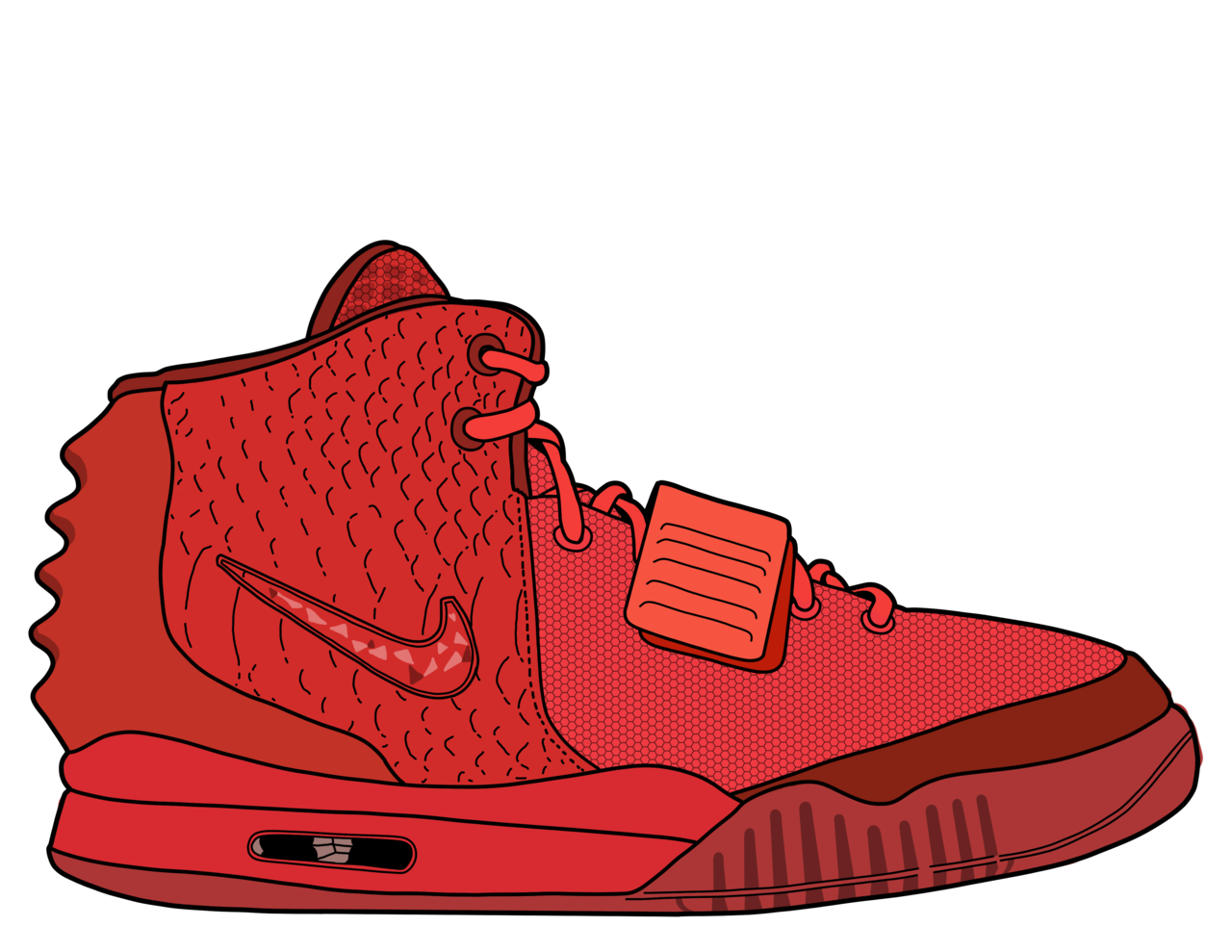 yeezy red october