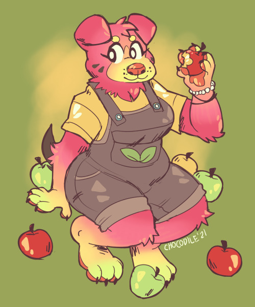 chocodile: A simple apple dog for fall. If anyone wants the design it’s $15, first come first serve.