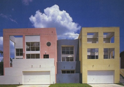 Arquitectonica, Taggart Townhouses, Houston Texas, 1984