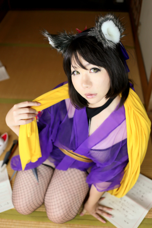 Cute Cosplay Girl Higurashi Rin (Kitsune-Chan) 1-50