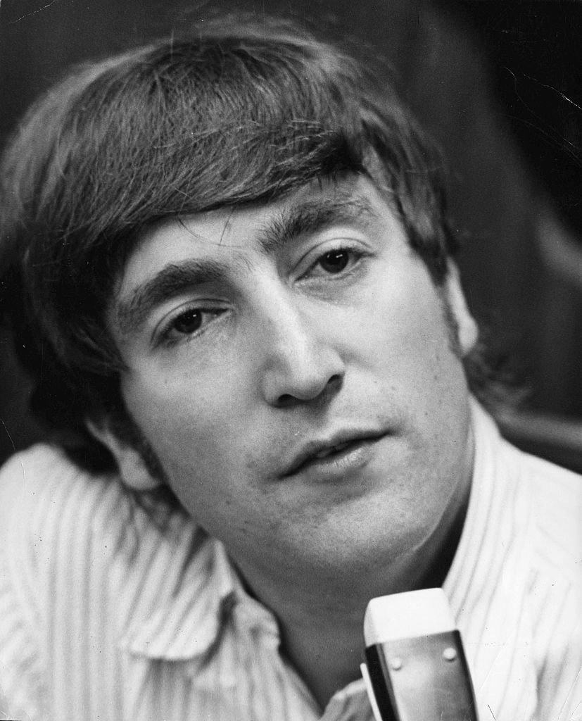 a moral to this song — John being interviewed before the Beatles’...