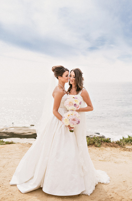 catholicqueer:  Felicity &amp; Alanna’s “Love is Love” San Diego Wedding