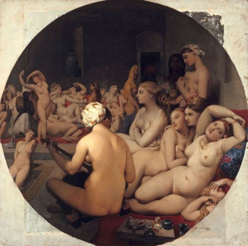  The Turkish Bath, Jean Dominique Ingres, 1862, oil on canvas 