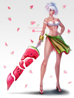 art-of-cg-girls:  Pool Party Riven by OlchaS