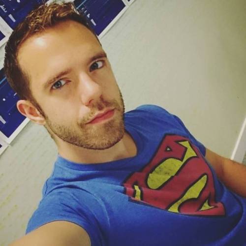 When the day you opt for contacts rather than glasses coincides with the superman t-shirt… Cl