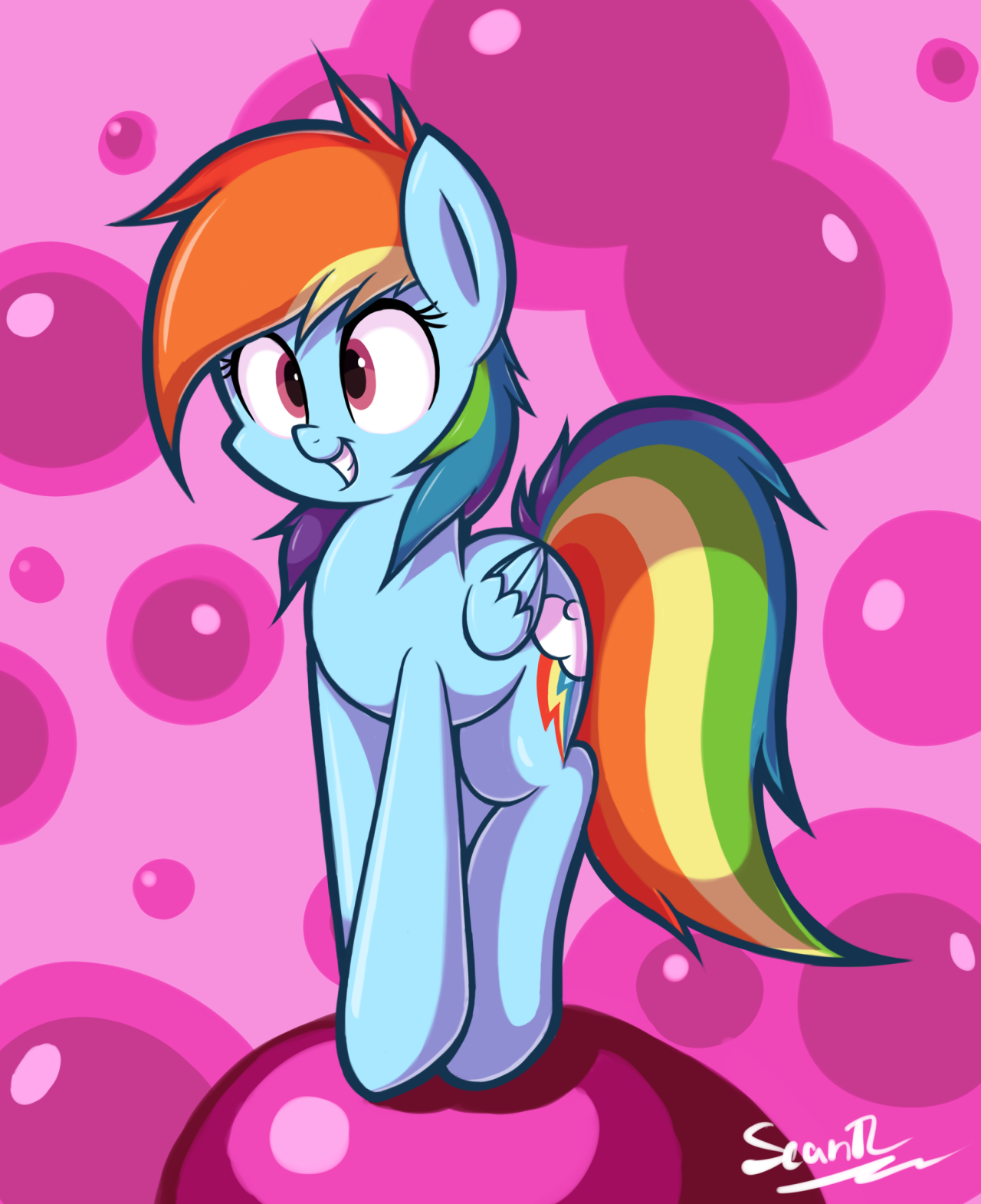 mlpfim-fanart:sheandog:A happy little Dashu!Now in color! :3sheandog&lt;3