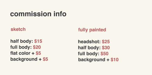enohlaalus:I’m doing it!I’ve included some examples, but feel free to go through my art tag as well.