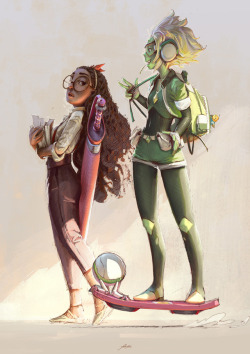 yoshiyaki:  Connie and Peridot