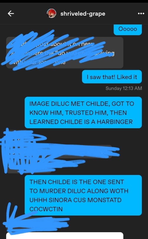 Not Me Just Realizing This Is Based Off Somthing I Said In Dms
