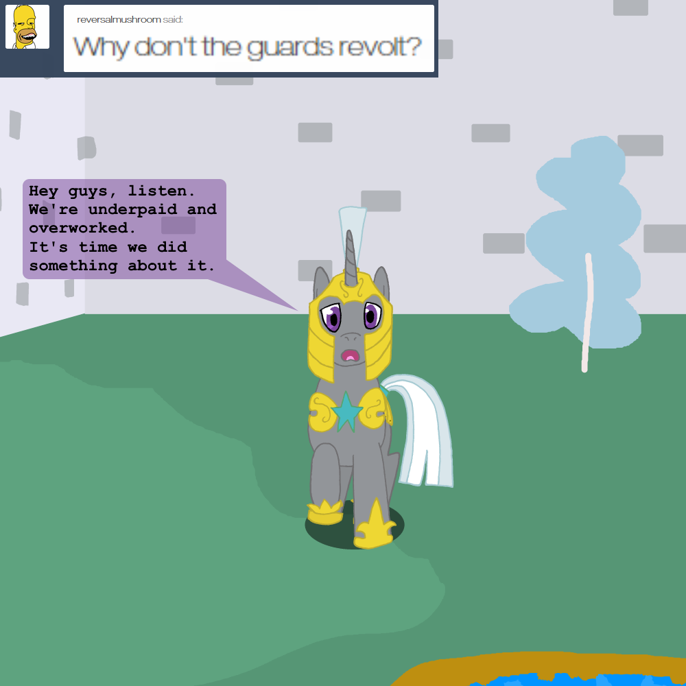 ask-four-inept-guardponies:And not a single feather was given that day, flying or