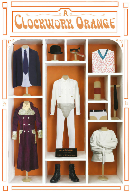 jordanbolton:Fashion film posters by Jordan Bolton. Made by recreating the costumes of film characte