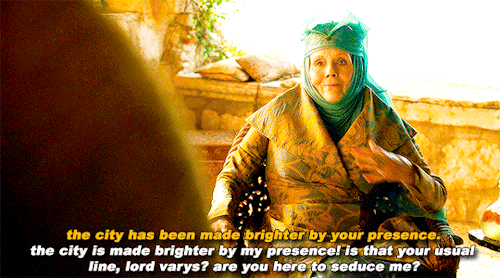 c-sand: rest in peace dame diana rigg, thanks for owning game of thrones