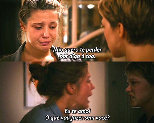 Eu colo em teu colo.