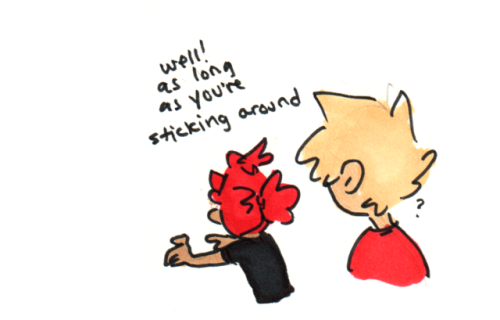 crabbng: pt 2 pt 1 / 2 whenever i draw them looking at each other when the other isn’t looking… i…  
