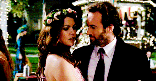 gilmoresgifs: I saw this guy in front of me who was a real man. He was solid and he was strong. He w