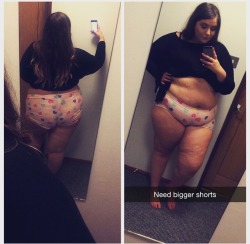 that-fatt-girl:  I feel huge now compared to these and this was only 4/5 months ago