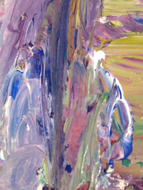 teenbitch:  i’m gonna start using more objects to paint w other than a brush