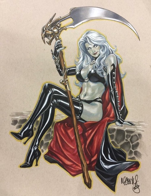 Artist Mark Brooks Lady Death