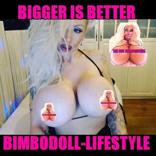 Follow the beautiful @barbievanity_official. Support her new Accounts.#biggerisbetter #Bimbotransf