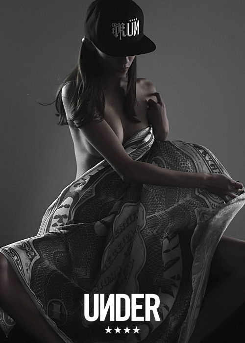 underla:  Stephanie Angulo and the Silver Dolla scarf by UNDER LA ★ ★ ★ ★