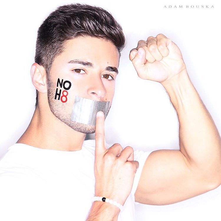 falarich:  jakemiller: I teamed up with @noh8campaign to take a stand against bullying.