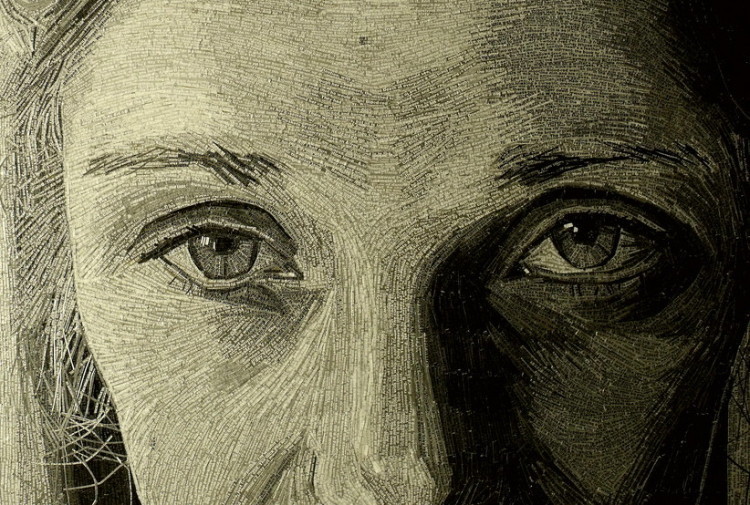 unknowneditors:  Love Letter Portraits, Jamie Poole  Using the scraps from old