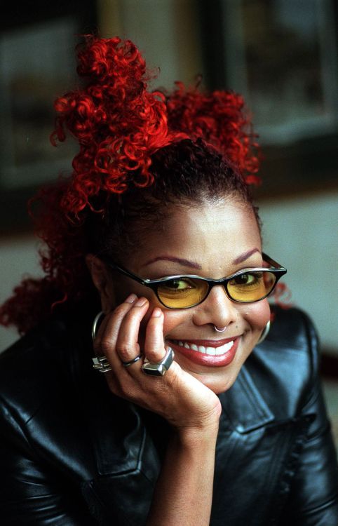 twixnmix: Janet Jackson during The Velvet Rope album press conference at the Intercontinental H