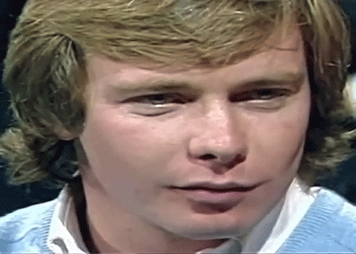 Didier Pironi As A Guest On “la Domenica Sportiva”, 1980. 