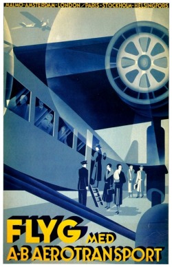 historyinposters:  Swedish airlines poster