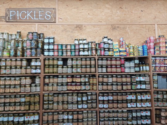 creekfiend:Hey. Dont be sad. Tomato House Dahlonega GA 90000 types of pickles relishes