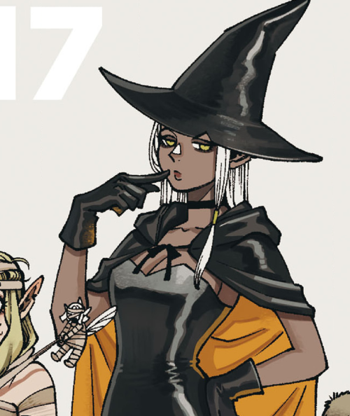 Fav Detail About Elves I Didn't Fully Register Until I Saw That One Summer Colour Page - Elves Look Rosy