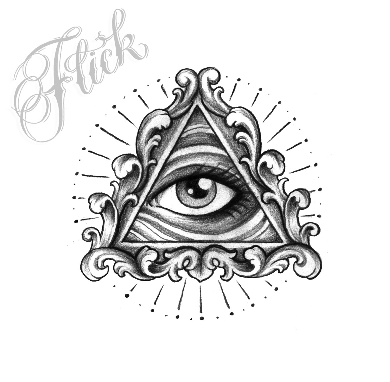 Flick Tattoo All Seeing Eye One Of My Favourite Things To