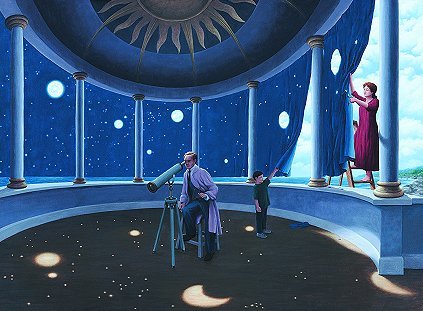 reclucy:   Artist Rob Gonsalves was born in Toronto, Canada in 1959. During his childhood,