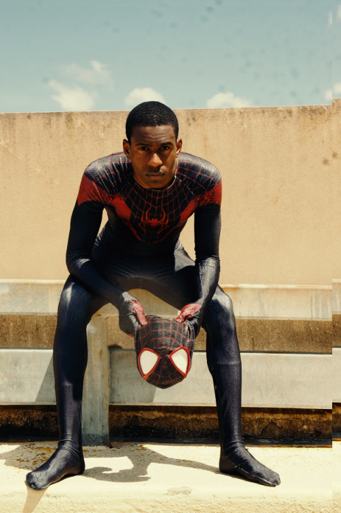 nikolasdraperivey:  CINEMATIC MILES MORALES COSPLAYYo! My name is Nikolas A. Draper-Ivey…This is cosplay as Cinematic Miles Morales: The Ultimate Spider Man. This suit was made by Jesse Covington ( Writer and Costume Designer) and sewn by Sasha