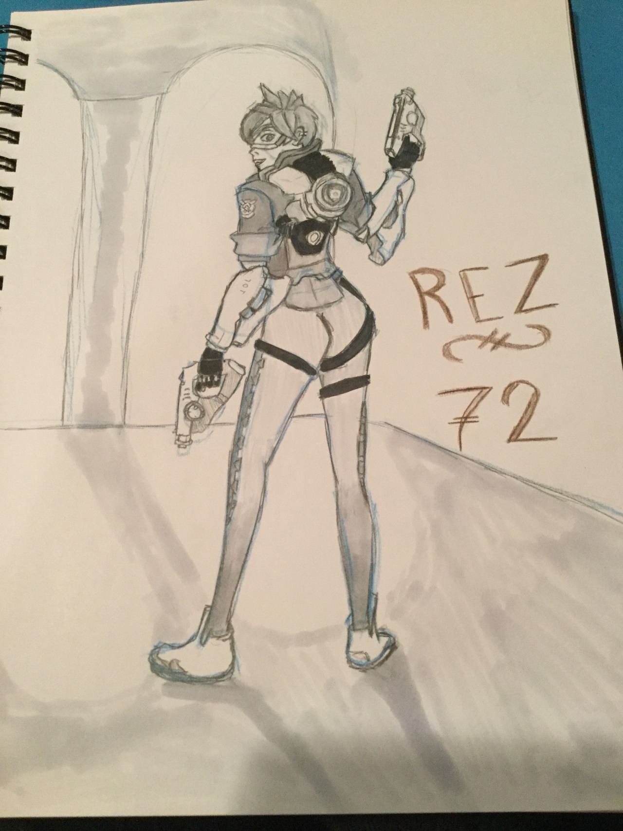 rezule:  Day 72 Tracer - overwatch Rip - over shoulder (75) 