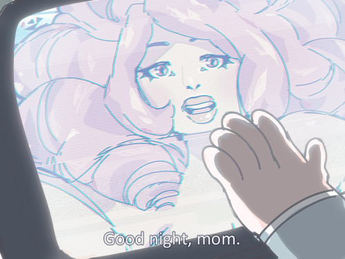 Steven makes it a thing to watch the tape every so often by himself and say good night to his mama before bedtime IDK IDK *sobs*