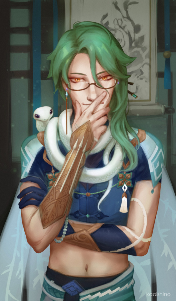 Baizhu...... I Love His Design And His Snake Friend And His Zombie Daughter And I Love HIM