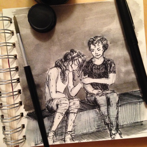 Ink.IV | Inkpen/brush |Come On, Not Long Now Til We Can Go Home ...