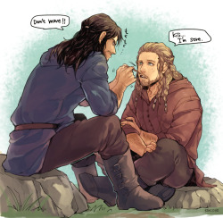 chakoiking2000:  Kili&Fili Beard braided.