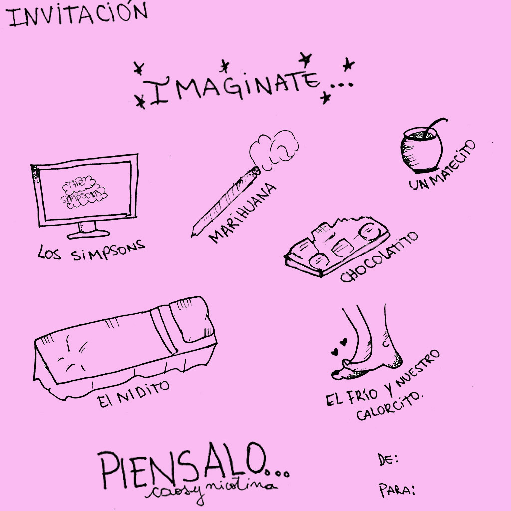 caosynicotina:    Invitación invernal para su persona “1313″ ♥♥♥https://www.facebook.com/caosynicotina