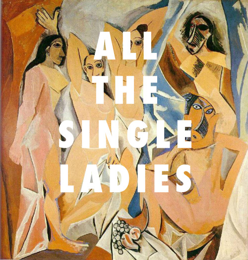 flyartproductions:Les Demoiselles d’SingleLes Demoiselles d’Avignon, Pablo Picasso (1907) / Single L