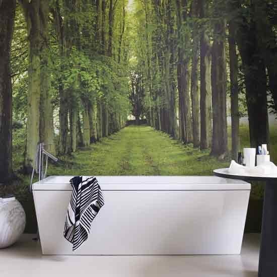 designed-for-life:  Woodland bathroom Create the feeling of bathing in the great