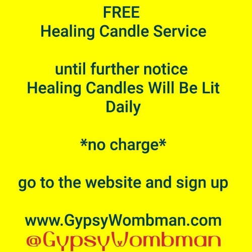 ️*PLEASE SHARE*️ Candles Are Being Lit Daily.  *To have a candle lit for you Make sure you go to the