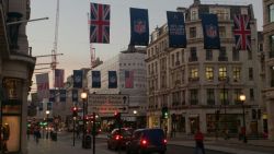 Sunrise on Regent Street.