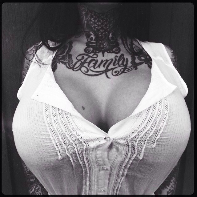 implantlover:  I love Harley Vicious. Tattooed. Milf. Family values. And with tits